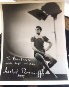 value of the ballet dancer in BD’s collection, a shot and signature of Michael Panaeiff, is $75