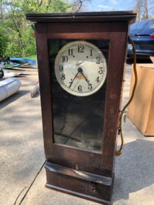 Simplex time recorder and punch clock