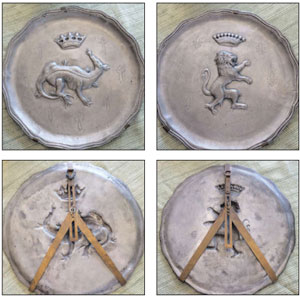 These pewter plates could date to the 16th century