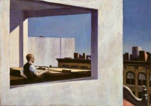 Working Title/Artist: Edward Hopper: Office in a Small City<br /> Department: Modern Art<br /> Culture/Period/Location:<br /> HB/TOA Date Code:<br /> Working Date:<br /> photography by mma 1979/89, transparency #11ad<br /> scanned and retouched by film and media (jn) 5_16_07