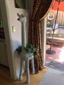 1970s Wicker Plant Stand