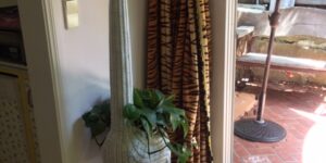 1970s Wicker Plant Stand