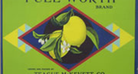 Citrus crate label