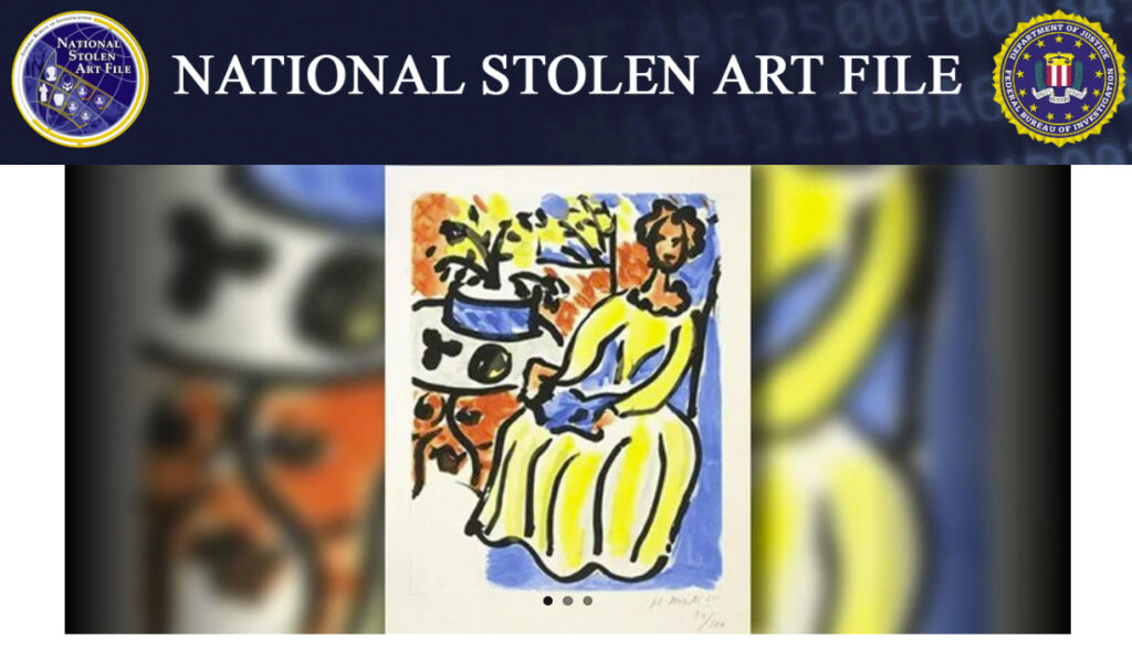 Stolen R STOLEN and LOOTED ART: What You Should Know - Elizabeth Appraisals